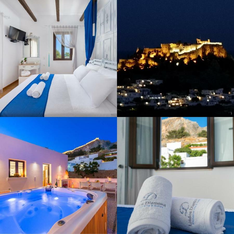 Lindos Diamond Exclusive Villa المظهر الخارجي الصورة